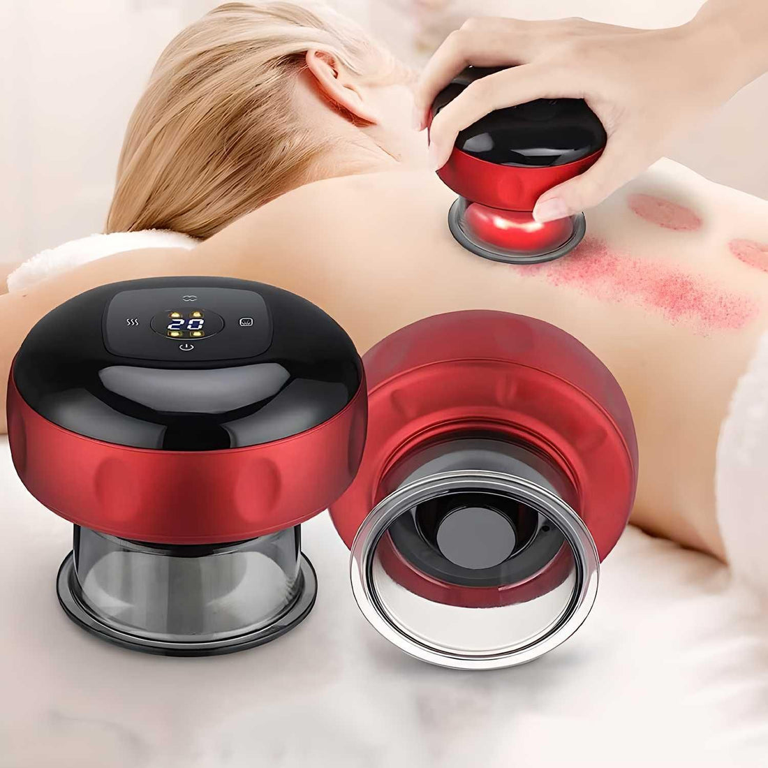 Electric Cupping Therapy Machine with 12 Level Temperature and Suction Cupping Therapy Machine