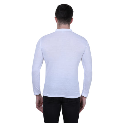 Mens Cotton Solid Full Sleeve T-Shirt