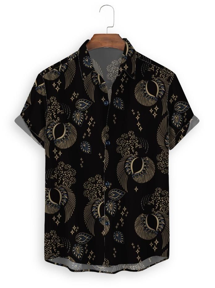 Cotton Printed Half Sleeves Regular Fit Casual Shirt