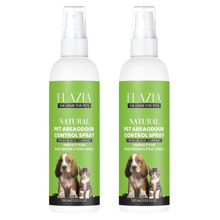 FLAZIA Pets Natural Pet area Odour Control Spray (100 ML) Pack of 2