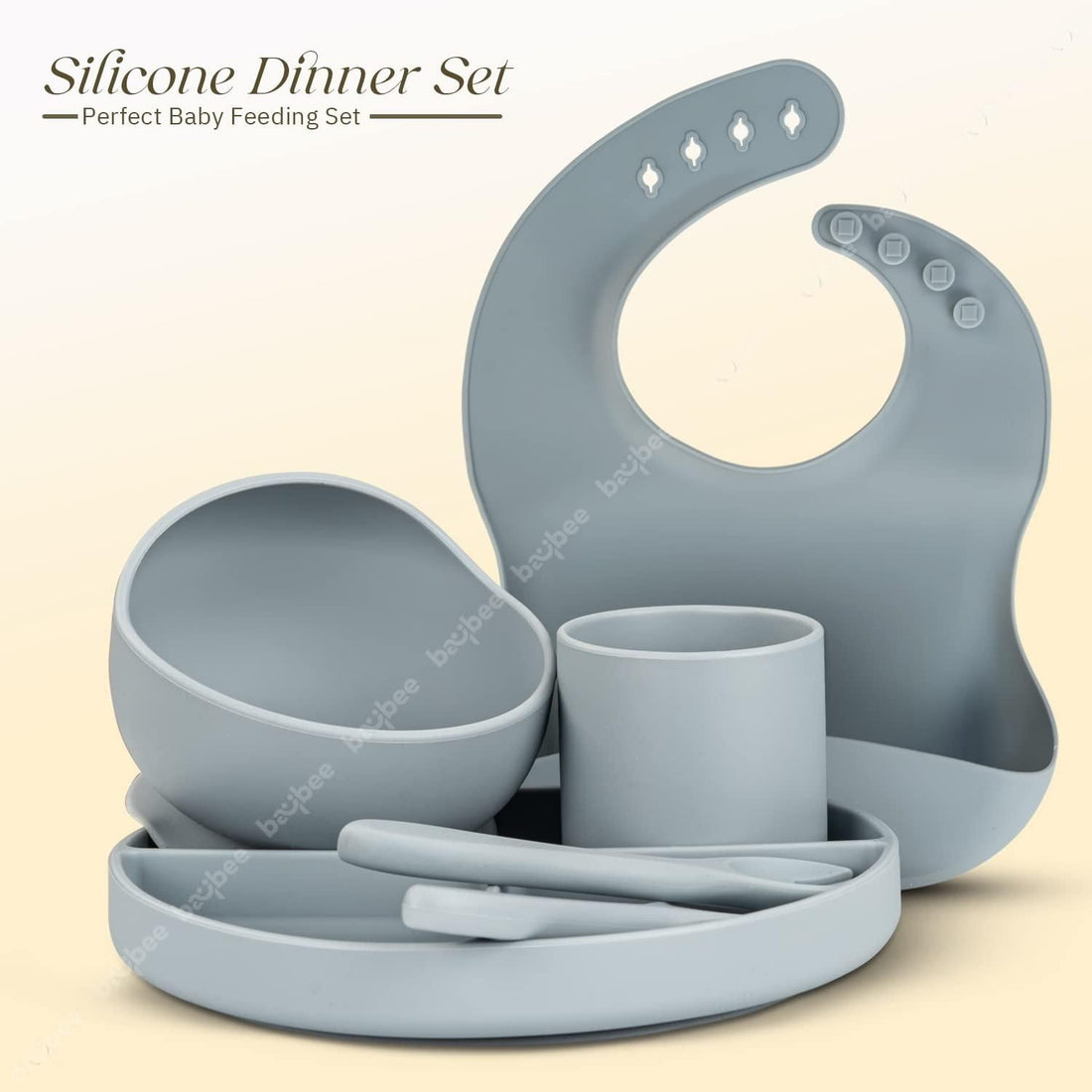 Silicone Baby Feeding Set Of 6