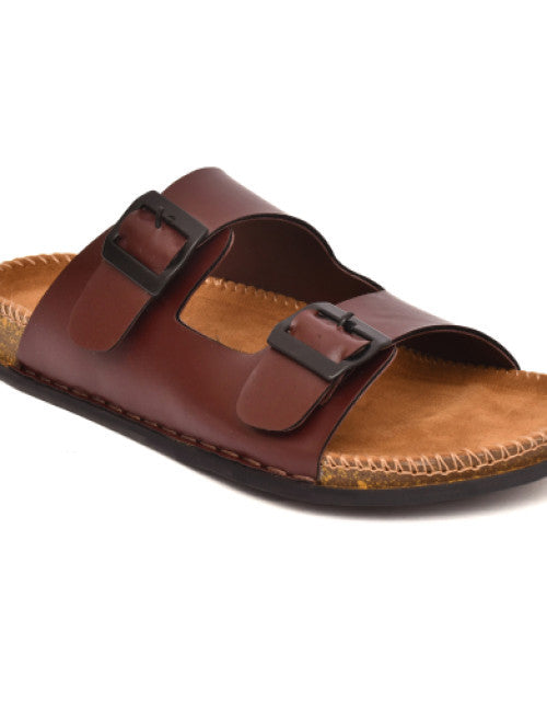 Brown Men's Floater Sandals