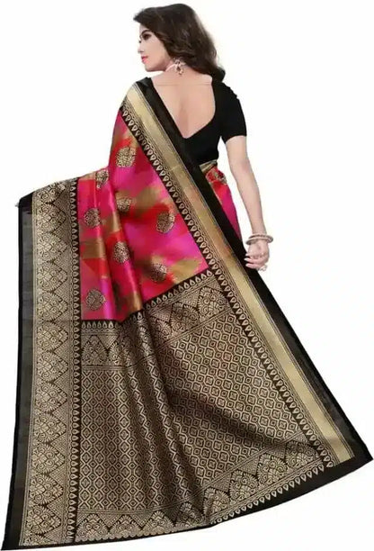 Svb Mysore Silk Saree For Women (Multicolor, Pack Of 2) (C-250)