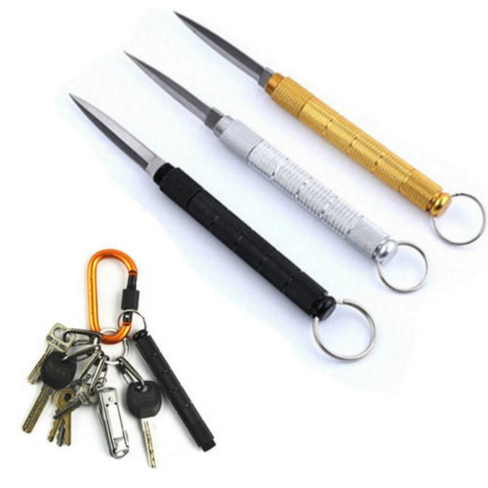 Window Breaker Kubotan Keychain with Disguised Hidden Knife (Pack of 1)