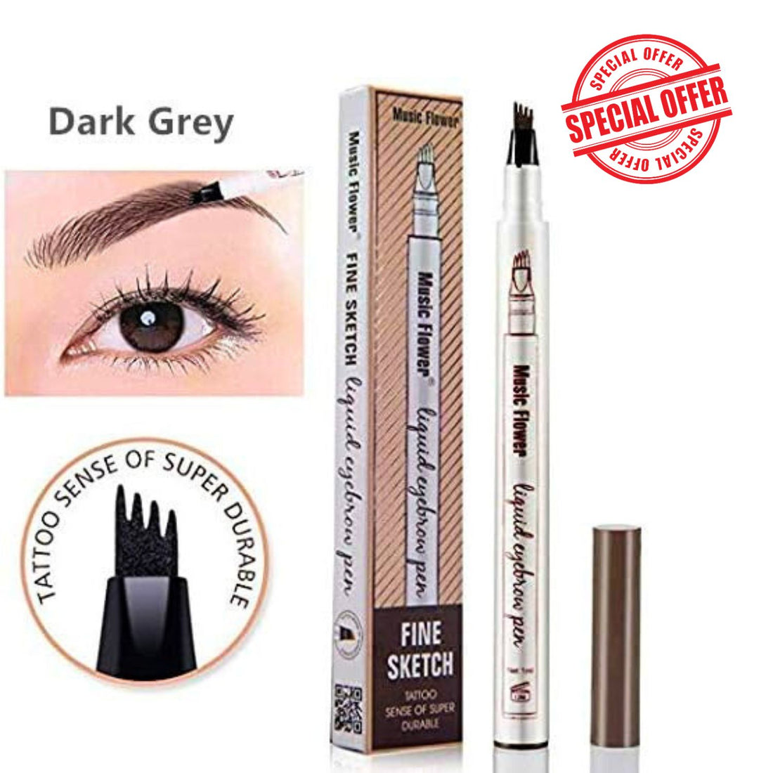 Microblading Tattoo Eyebrow Pen (Pack Of 2)